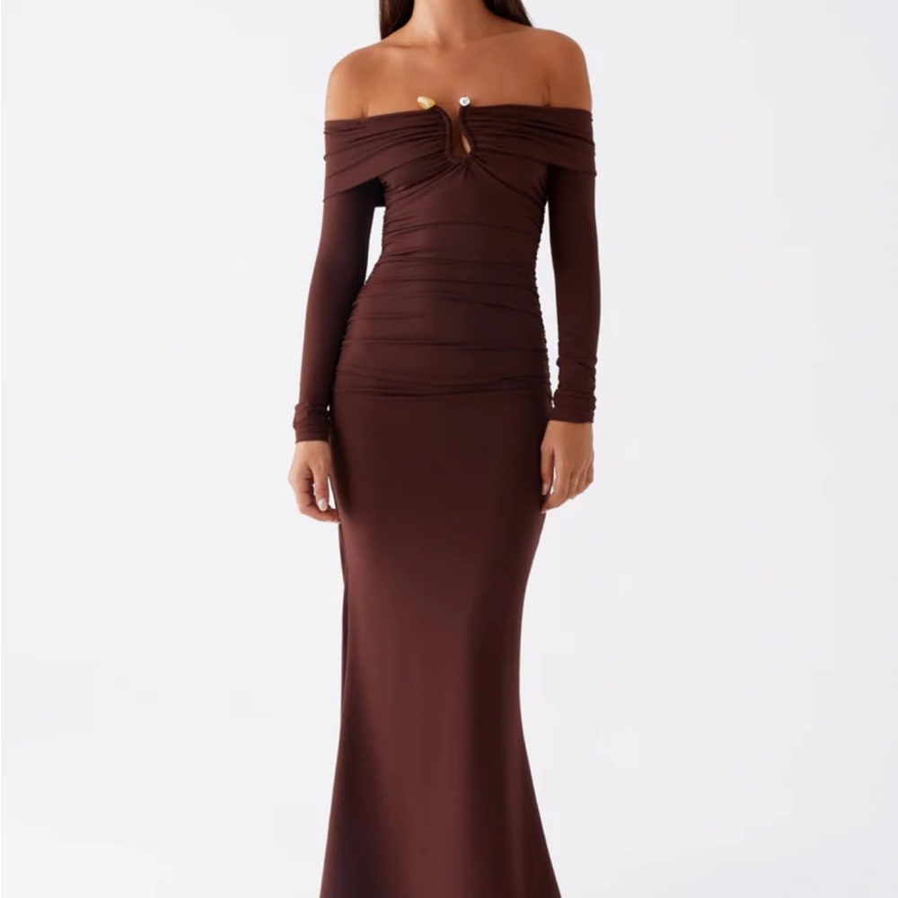 Peppermayo Chocolate Long Sleeve Dress - Picture 4 of 6